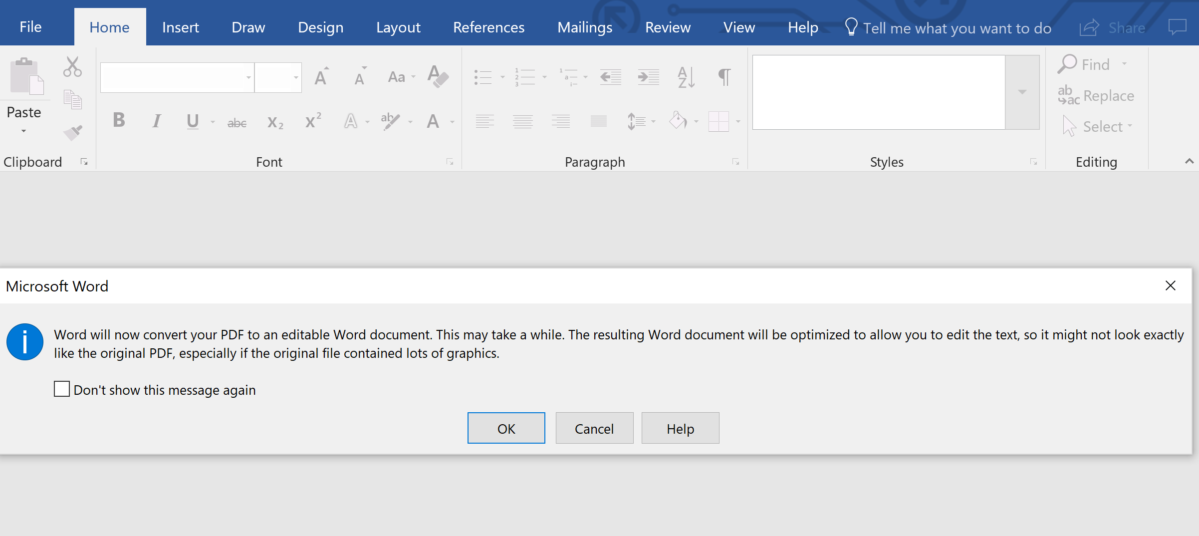 turning pdfs into word documents